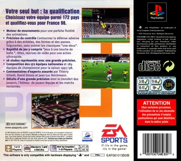 FIFA - En Route pour la Coupe du Monde 98 (FR) box cover back